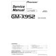 PIONEER GM-X952/XR/ES Instrukcja Serwisowa