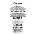PIONEER XC-IS22CD Instrukcja Obsługi