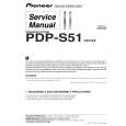 PIONEER PDP-S51/XZC/E5 Instrukcja Serwisowa