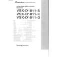 PIONEER VSX-D1011 Instrukcja Obsługi