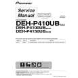 PIONEER DEH-P410UB/XS/UC Instrukcja Serwisowa