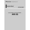 PIONEER AVIC-D3/XU/EW5 Instrukcja Obsługi