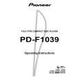 PIONEER PD-F1039/KU/CA Instrukcja Obsługi
