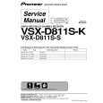 PIONEER VSX-D811S-S/MYXJI Instrukcja Serwisowa