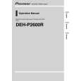PIONEER DEH-P2600R/X1P/EW Instrukcja Obsługi