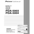 PIONEER PDA-5003 Instrukcja Obsługi