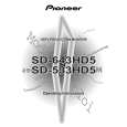 PIONEER SD-533HD5/KBXC Instrukcja Obsługi