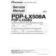 PIONEER PDP-LX508A/YP Instrukcja Serwisowa