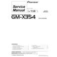 PIONEER GM-X354 Instrukcja Serwisowa