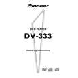 PIONEER DV-333/KC Instrukcja Obsługi