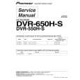 PIONEER DVR-650H-S/WPWXV Instrukcja Serwisowa