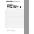 PIONEER VSX-D2011 Instrukcja Obsługi