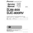 PIONEER DJC-800RV Instrukcja Serwisowa