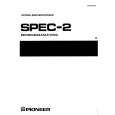 PIONEER SPEC-2 Instrukcja Obsługi