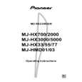 PIONEER MJ-HX700 Instrukcja Obsługi