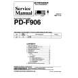 PIONEER PDF906 Instrukcja Serwisowa