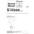 PIONEER S-HS66/XCN/E Instrukcja Serwisowa