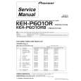 PIONEER KEH-P6010R-3 Instrukcja Serwisowa