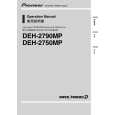 PIONEER DEH-2750MP/XM/GS Instrukcja Obsługi