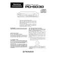 PIONEER PD6030 Instrukcja Obsługi