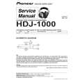 PIONEER HDJ-1000/XCN1/WL Instrukcja Serwisowa