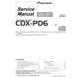 PIONEER CDXPD6 Instrukcja Serwisowa