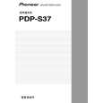 PIONEER PDP-S37/XTW/CN5 Instrukcja Obsługi
