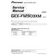PIONEER GEX-FM903XM-2 Instrukcja Serwisowa