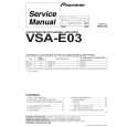 PIONEER VSA-E03/HVXJI Instrukcja Serwisowa