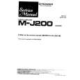 PIONEER M-J200 Instrukcja Serwisowa