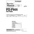 PIONEER PDF605 Instrukcja Serwisowa