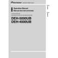PIONEER DEH-4000UB/XS/EW5 Instrukcja Obsługi