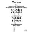 PIONEER XR-A670/YPWXJ Instrukcja Obsługi