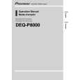 PIONEER DEQ-P8000 Instrukcja Obsługi