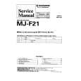 PIONEER MJF21 Instrukcja Serwisowa
