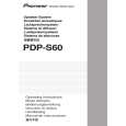 PIONEER PDP-S60 Instrukcja Obsługi