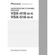 PIONEER VSX-416-K/SPWXJ Instrukcja Obsługi