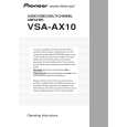 PIONEER VSA-AX10 Instrukcja Obsługi