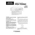 PIONEER PD7050 Instrukcja Obsługi