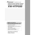 PIONEER XW-HTP550/KUCXJ Instrukcja Obsługi