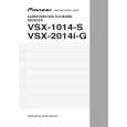 PIONEER VSX-1014-S/FLXJ Instrukcja Obsługi