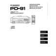 PIONEER PD-91 Instrukcja Obsługi