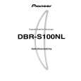 PIONEER DBR-S100NL Instrukcja Obsługi