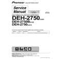 PIONEER DEH-2750B/XM/ES Instrukcja Serwisowa