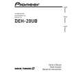 PIONEER DEH-20UB/XS/UC Instrukcja Obsługi