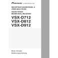 PIONEER VSX-D812-S/MYXJIFG Instrukcja Obsługi
