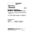 PIONEER KEH6016ZH Instrukcja Serwisowa