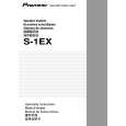PIONEER S-1EX Instrukcja Obsługi