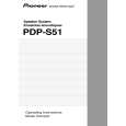 PIONEER PDP-S51 Instrukcja Obsługi