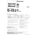 PIONEER S-IS21/XJI/E Instrukcja Serwisowa